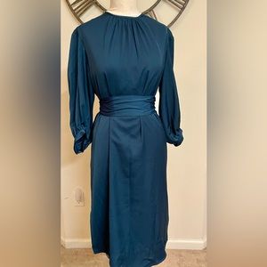 Shift Dress with waist tie Sz L NWT